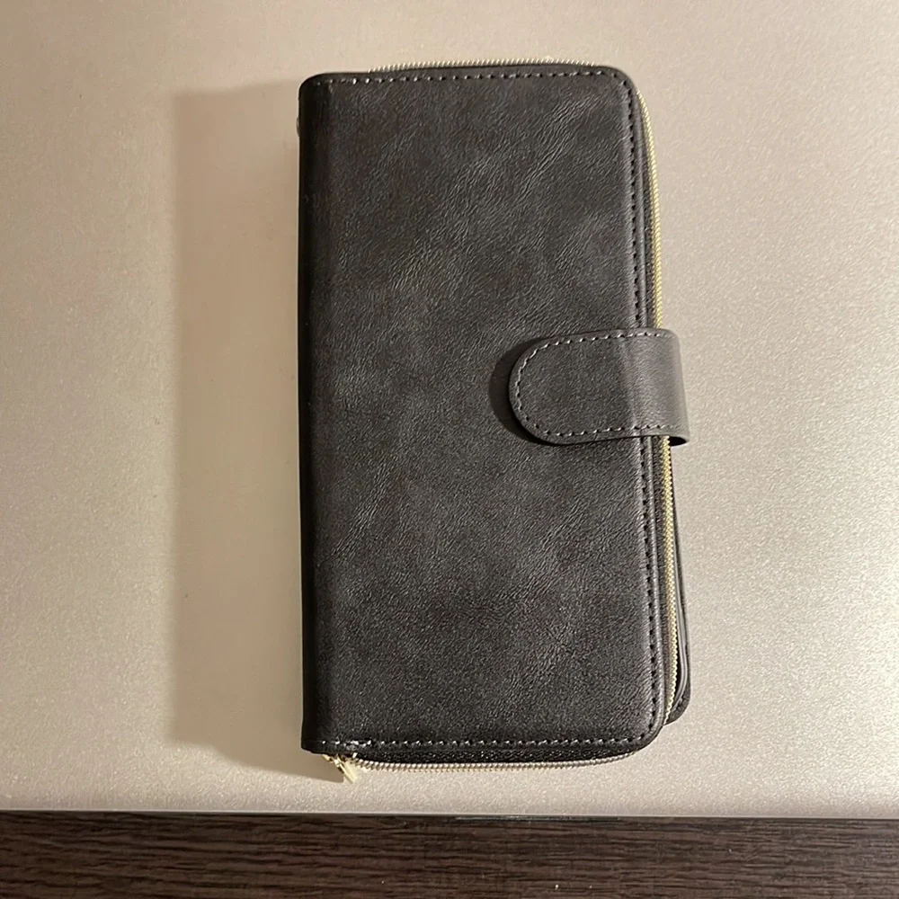 🌞🖤WALLET AND CELL PHONE 📱 CASE BLACK